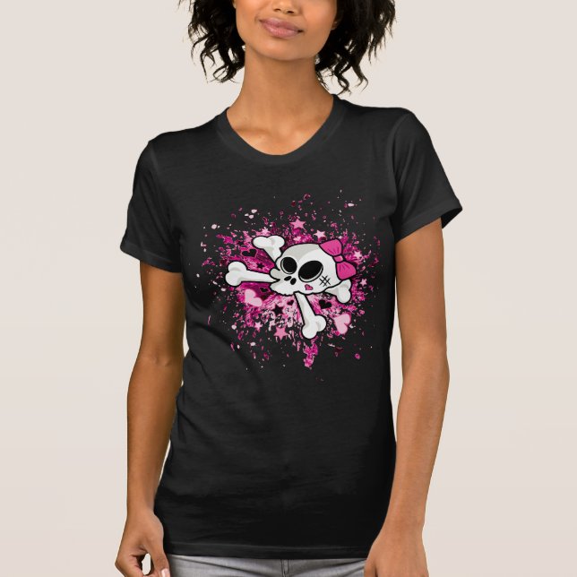 Camiseta Girlie Skull (Anverso)