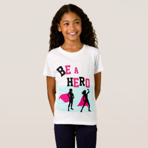 Camiseta #GirlPower Super Hero Tee para Chicas - ADD Name