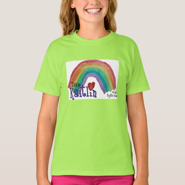 Camiseta Girl's American Apparel Team Kaitlin TShirt (Anverso)