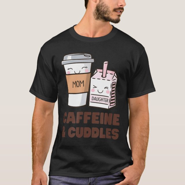 Camiseta Girls Caffeine &amp; Cuddles Twinning Coffee Juice (Anverso)