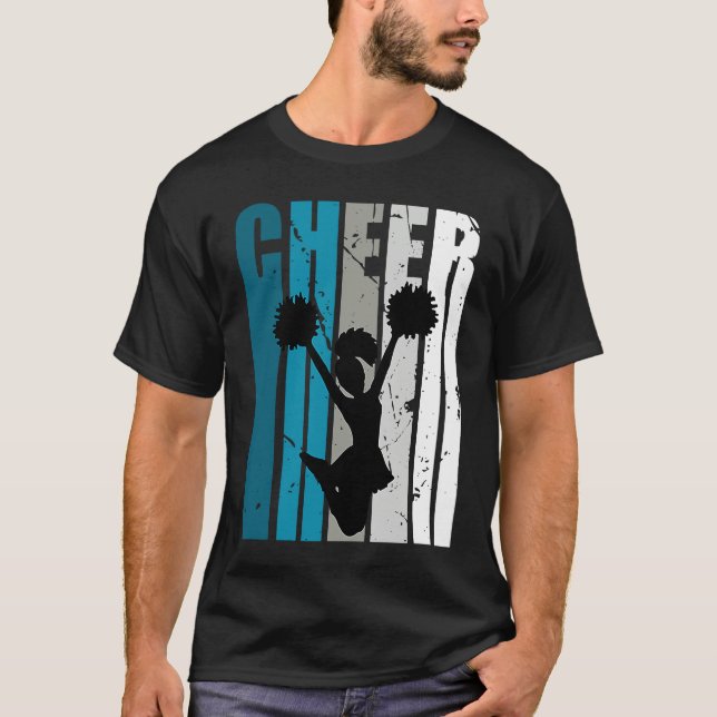 Camiseta Girls Cheerleading Colors Cheerleader Fan Daughter (Anverso)