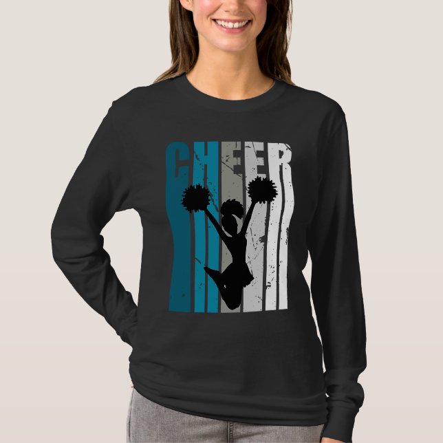 Camiseta Girls Cheerleading Colors Cheerleader Fan Daughter (Anverso)