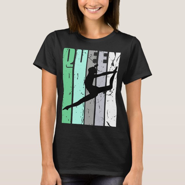 Camiseta Girls Dance Queen Dance Retro Graphic Motivate (Anverso)