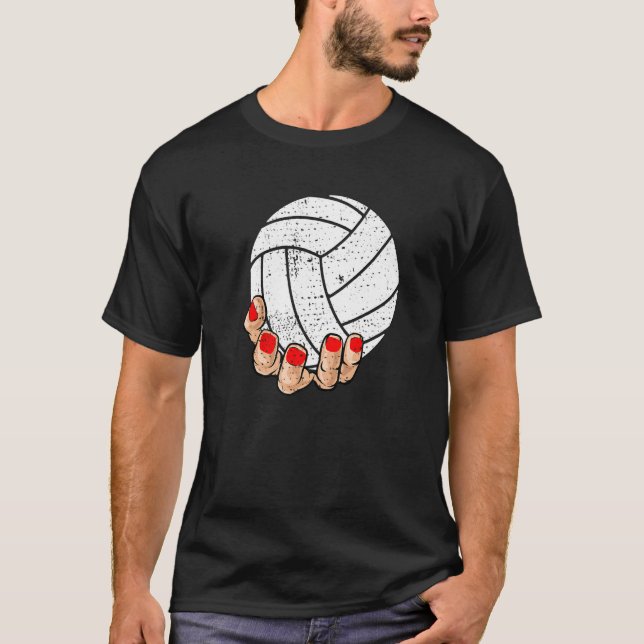 Camiseta Girls Funny Volleyball Premium (Anverso)