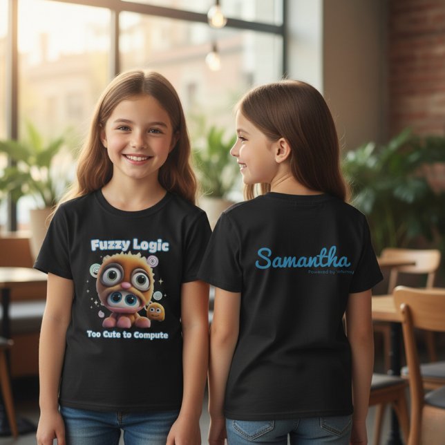 Camiseta Girls' Fuzzy Logic Tech Pun (Subido por el creador)