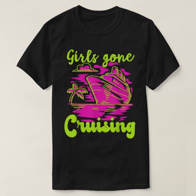 Camiseta Girls Gone Cruising 2022 Summer Ship Trip Cruise M (Diseño del anverso)