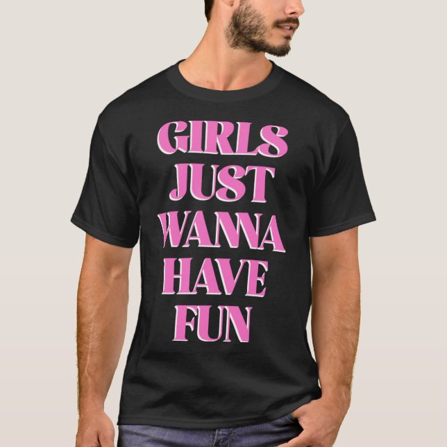 Camiseta Girls Just W Have Fun Long Sleeve  (Anverso)