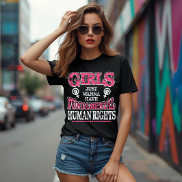 Camiseta Girls Just Wanna Have Fundamental Rights