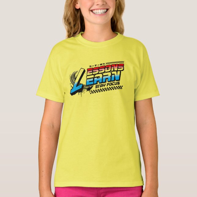 CAMISETA GIRLS/KIDS FOCUS LESSONS LEARN T SHIRT  (Anverso)