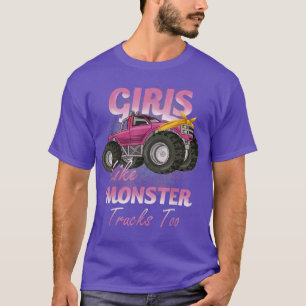 Camiseta Girls Like Monster Trucks Too Shirt ,monster Truck