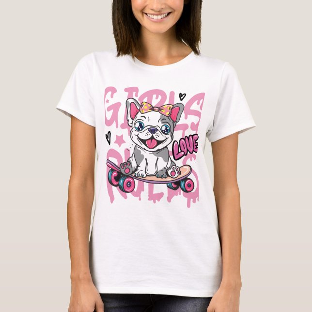 Camiseta Girls Love Dogs (Anverso)