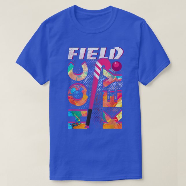 Camiseta Girls Love Field Hockey Fun Birthday Gifts  (Diseño del anverso)