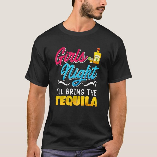 Camiseta Girls Night I'll bring the Tequila Spring Break (Anverso)