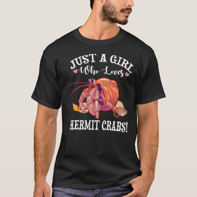 Camiseta Girls Pet Hermit Crab Lover (Anverso)