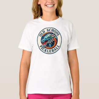 Camiseta Girls Pickleball Dragon X Team Old School 