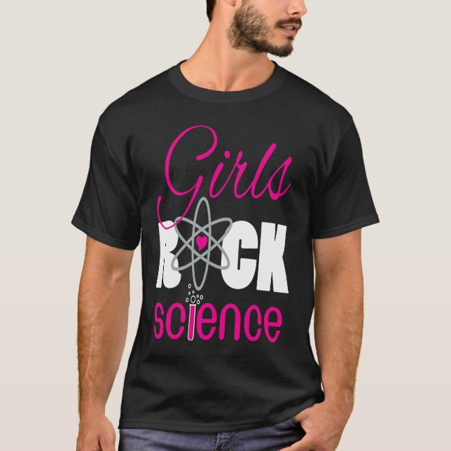 Camiseta Girls Rock Science  Fun Scientist (Anverso)