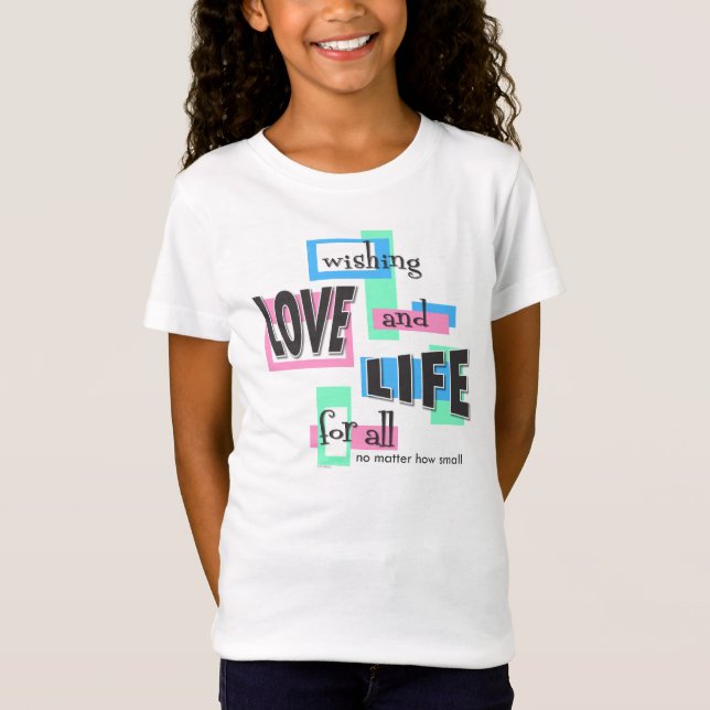 Camiseta Girls' shirts with a colorful design. (Anverso)