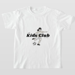 Camiseta girls soccer kids club t-shirt