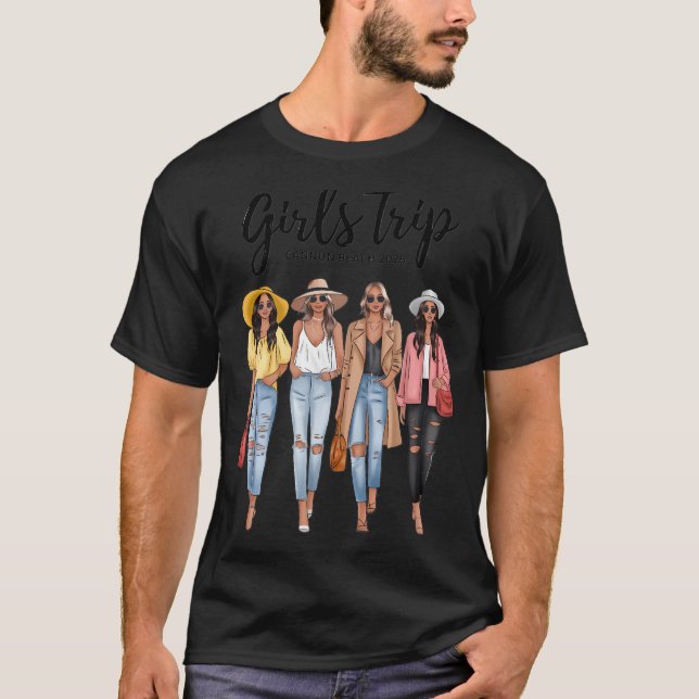 Camiseta Girls Trip 2022 Women Matching Girls Weekend Canno (Anverso)