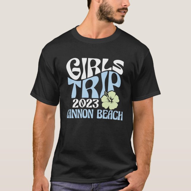 Camiseta Girls Trip 2023 Cannon Beach Beach Destination Ret (Anverso)