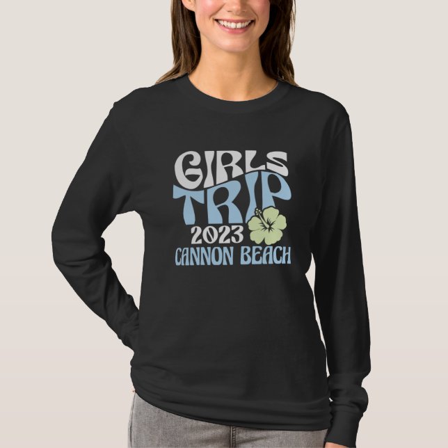 Camiseta Girls Trip 2023 Cannon Beach Beach Destination Ret (Anverso)