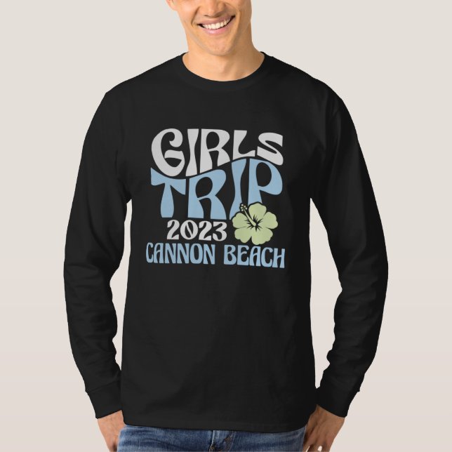 Camiseta Girls Trip 2023 Cannon Beach Beach Destination Ret (Anverso)