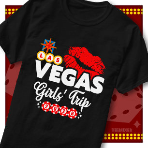 Camiseta Girls Trip 2026 Las Vegas Viaje de Amigas Estrella