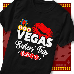 Camiseta Girls Trip 2026 Las Vegas Viaje de Hermanas Beso d