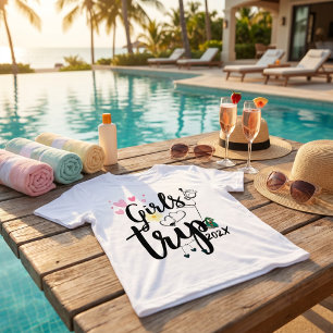 Camiseta Girls Trip 2026 - Latido de fin de semana