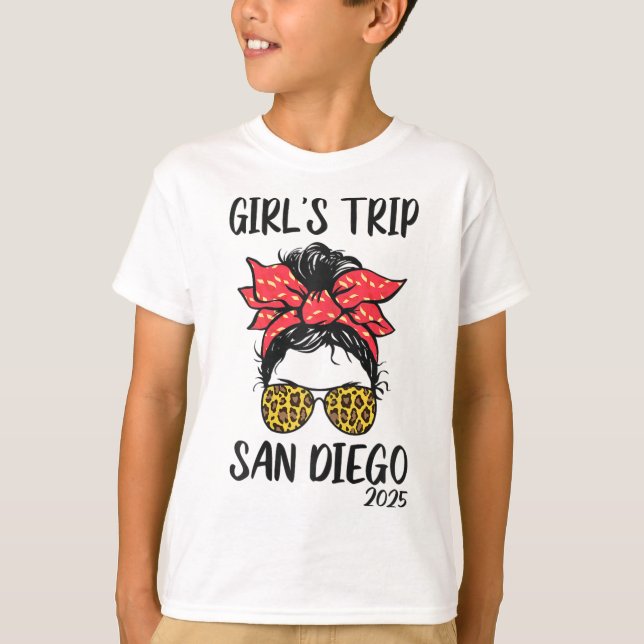 Camiseta Girls Trip San Diego 2025 Vacation Girls Weekend M (Anverso)