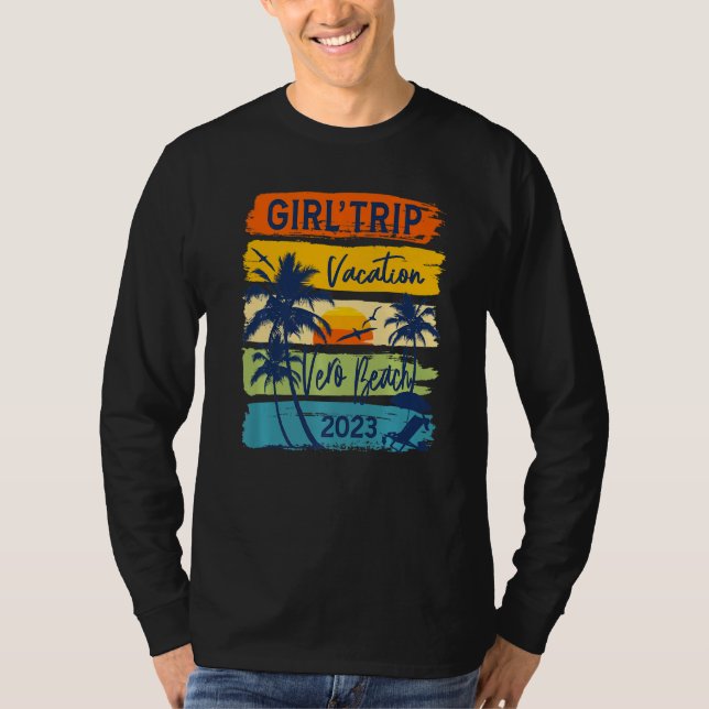 Camiseta Girls Trip Vero Beach Florida 2023 Cute Girls Week (Anverso)