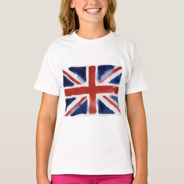 Camiseta Girl's union jack  (Anverso)