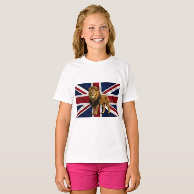 Camiseta Girl's union jack t shirt (Anverso completo)