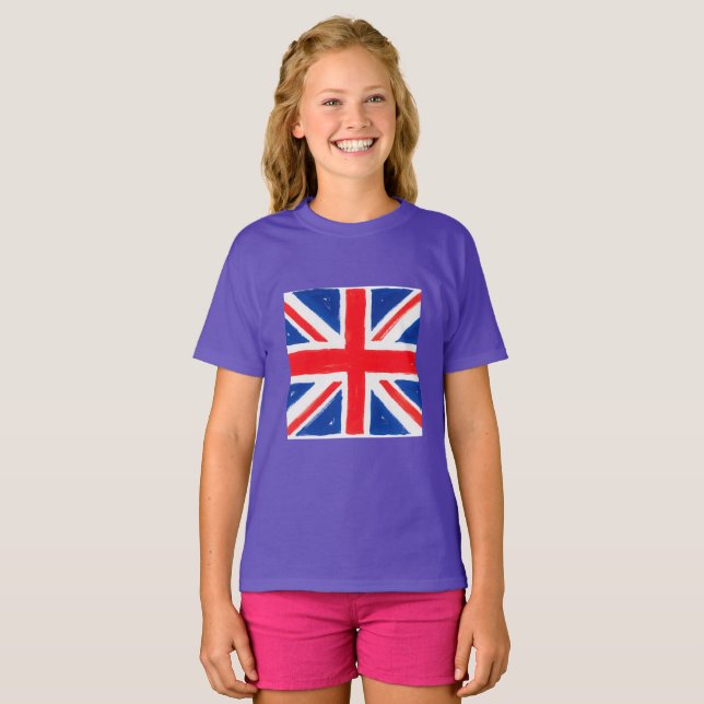 Camiseta Girl's union jack t shirt (Anverso completo)