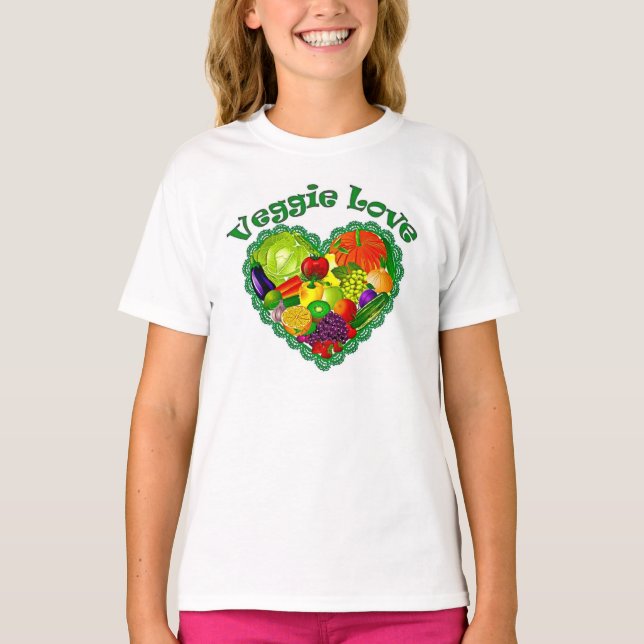 Camiseta Girls Veggie Love Cami (Anverso)