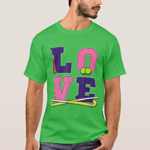 Camiseta Girls Womens Love Field Hockey ArtHockey Mom Gift