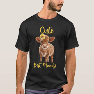 Camiseta Girly Bebé Granja Amantes Vaca Vaquera Soleado Flo
