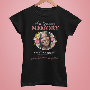 Camiseta Girly en el tributo de la foto de la memoria amoro