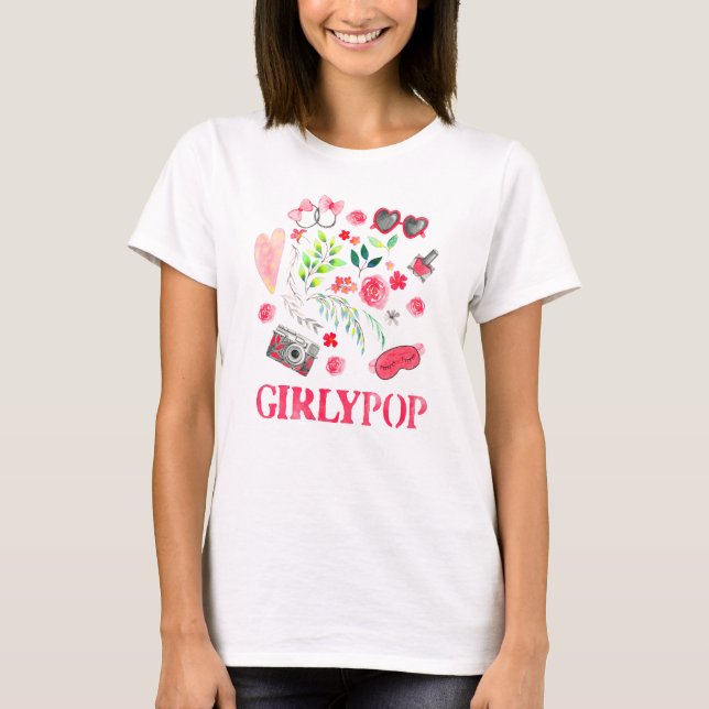 Camiseta Girly Pop - Cosas Girlypop (Anverso)