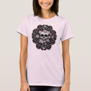 Camiseta Girly Vintage Skull
