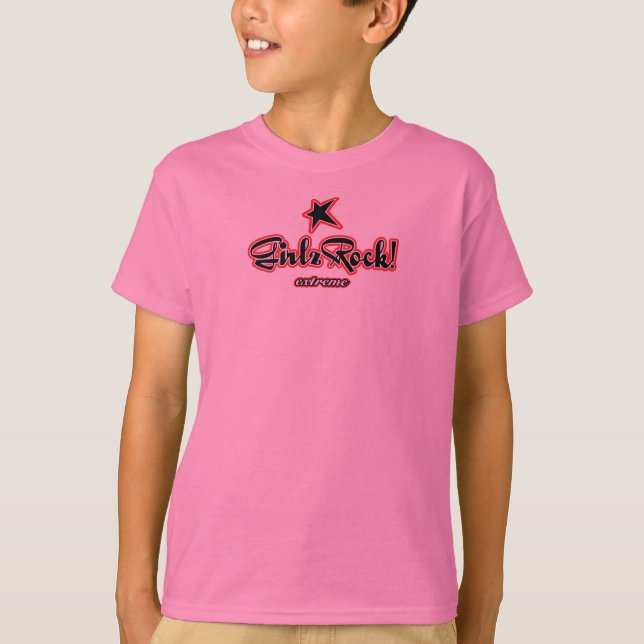 Camiseta ¡GirlzRock! Juventud extrema (Anverso)