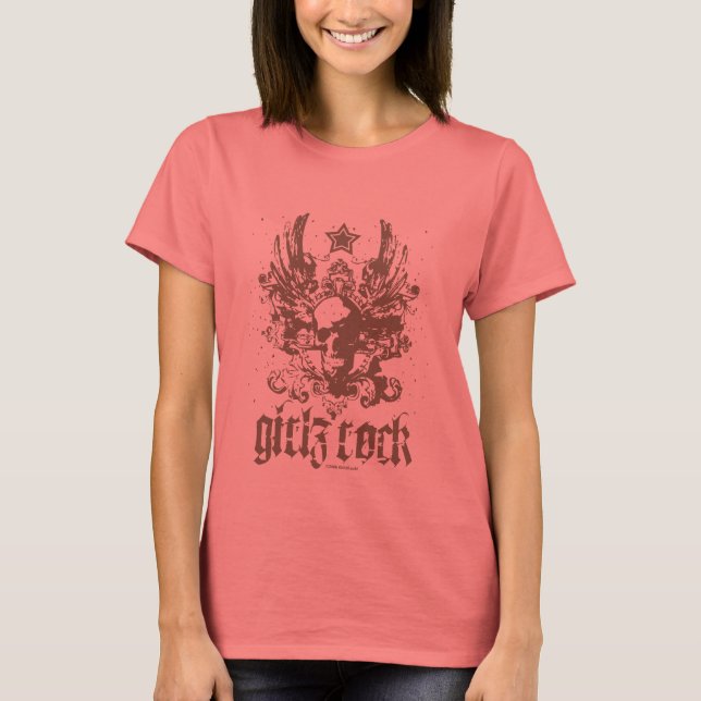 Camiseta ¡GirlzRock!  Trituradora LFDH (Anverso)