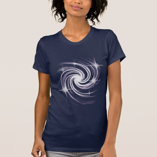 Camiseta Giro cósmico de la luz (Anverso)