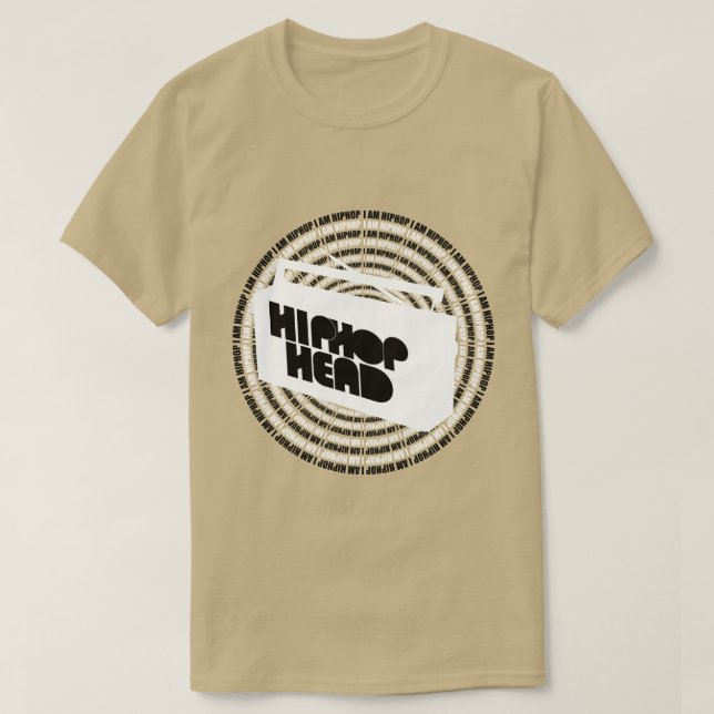 Camiseta Giro de cabeza HipHop (Diseño del anverso)