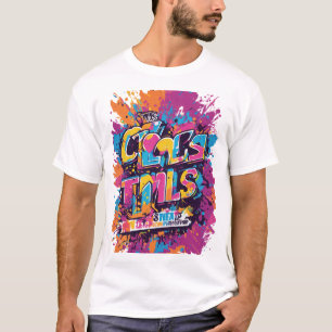 Camiseta giro de color