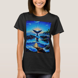 Camiseta Giro de la cola de la ballena