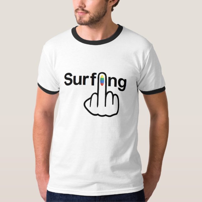 Camiseta Giro de T-Shirt Surfing (Anverso)