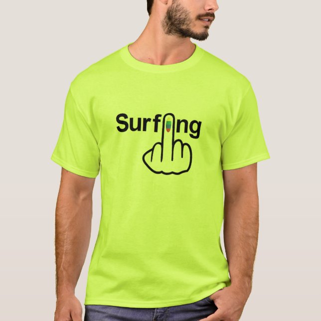 Camiseta Giro de T-Shirt Surfing (Anverso)