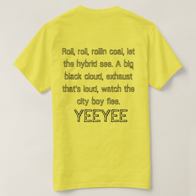 Camiseta Giro de Turbo (Reverso del diseño)