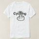 Camiseta Giro del ciclo superior del depósito (Diseño del anverso)